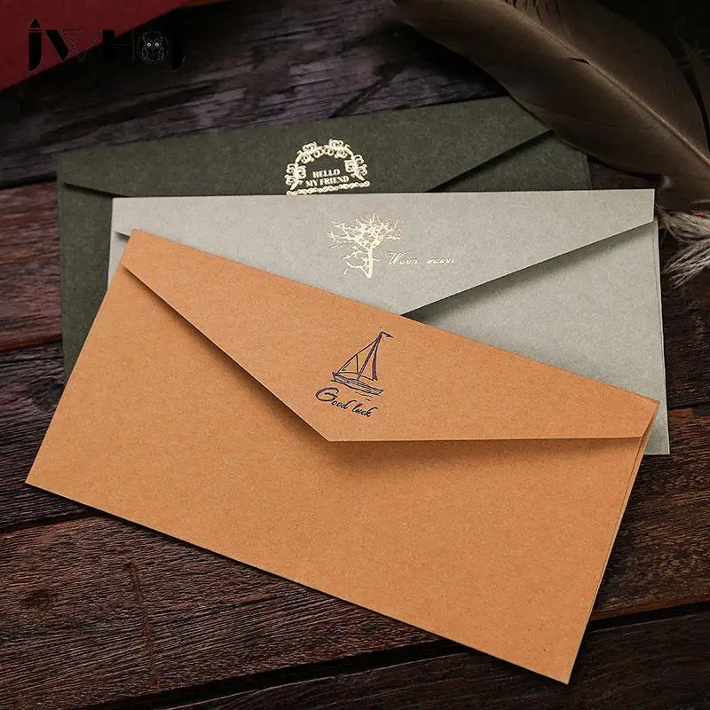 

Invitation Kraft Supplies Envelopes Stamp School European Letter Wedding Vintage Paper