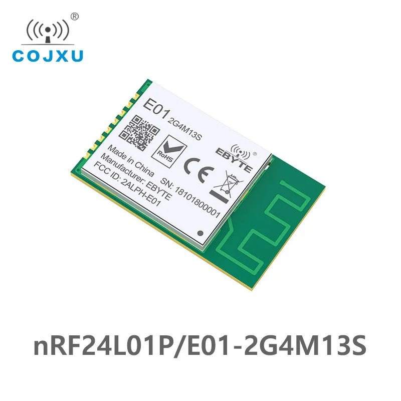 NRF24L01P беспроводной модуль 2,4 ГГц PA LNA 13dBm SPI cojxu E01-2G4M13S PCB антенна радиочастотный модуль беспроводной передатчик и приемник