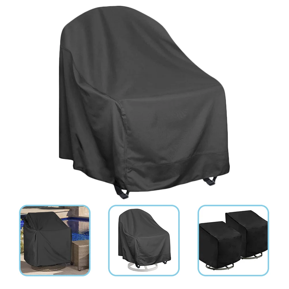 

Lounge Chair Cover Garden Protective Outdoor Covers Waterproof Sofa Patio Furniture 210d Silver Coated Oxford Cloth
