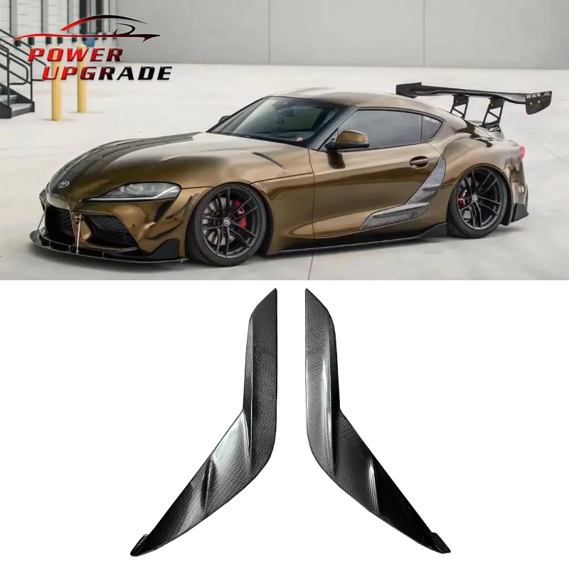 

Для Toyota GR Supra MK5 A90 2019-2022 Наклейка на панель отделки наружной двери автомобиля из углеродного волокна аксессуары для быстрой модификации автомобиля