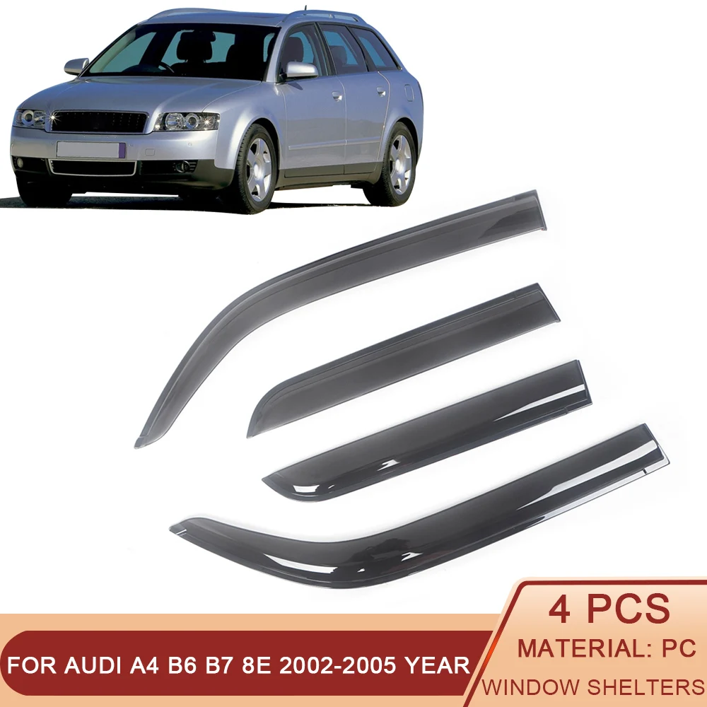 

Дефлекторы ветровых окон для Audi A4 B6 B7 B8 2002-2016