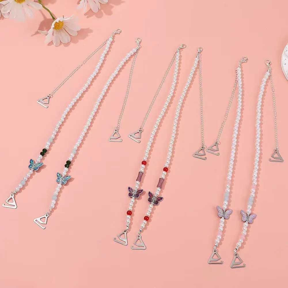 Регулируемые очаровательные нескользящие бретели для нижнего белья с бабочкой и