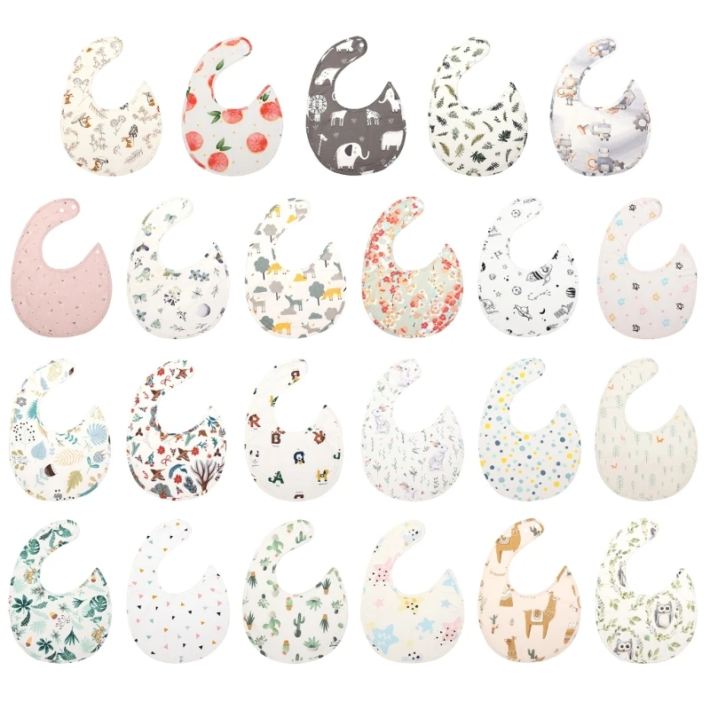

Baby Bib Waterproof Nursing Bib Towel Feeding Bib for Infant Unisex Cotton Bibs