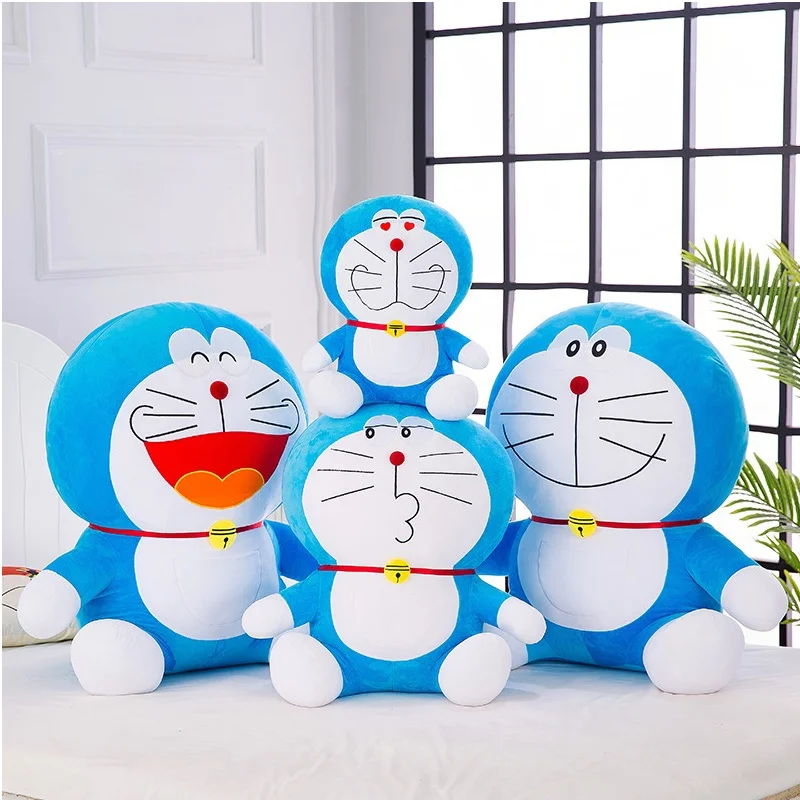 Фото Doraemon 70 см Kawaii плюшевая игрушка-подставка от меня, милая плюшевая кукла, мультяшная кошка, животное, диван-кровать, подушка, игрушка, рождественские подарки, игрушки №1