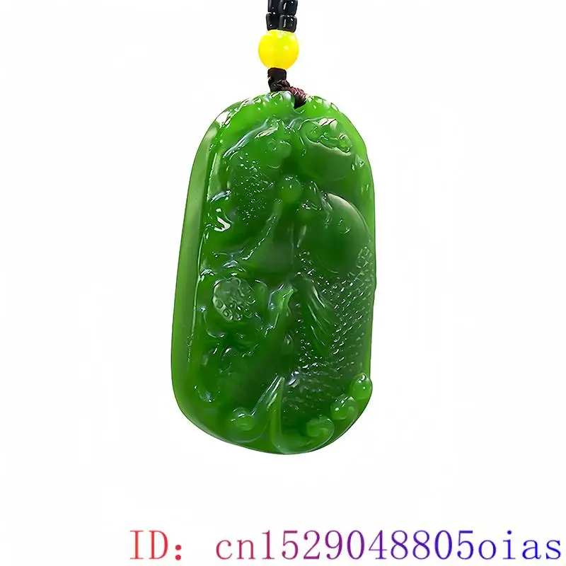 Ожерелье из натурального зеленого нефрита драгоценный камень натуральная яшма