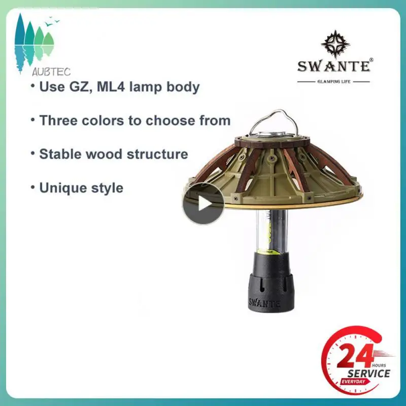 

Stable Camping Light Shade Photosensitive Resin Home Lantern Shade Pla Outdoor Lamp Cover Tent Lightshade Handmade Black Walnut