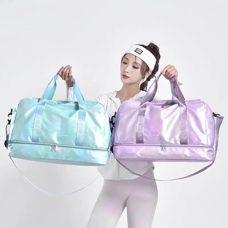

AOTTLA Women's high quality travel bag dry and wet separate storage bag fashionable fitness handbag waterproof new shoulder bag