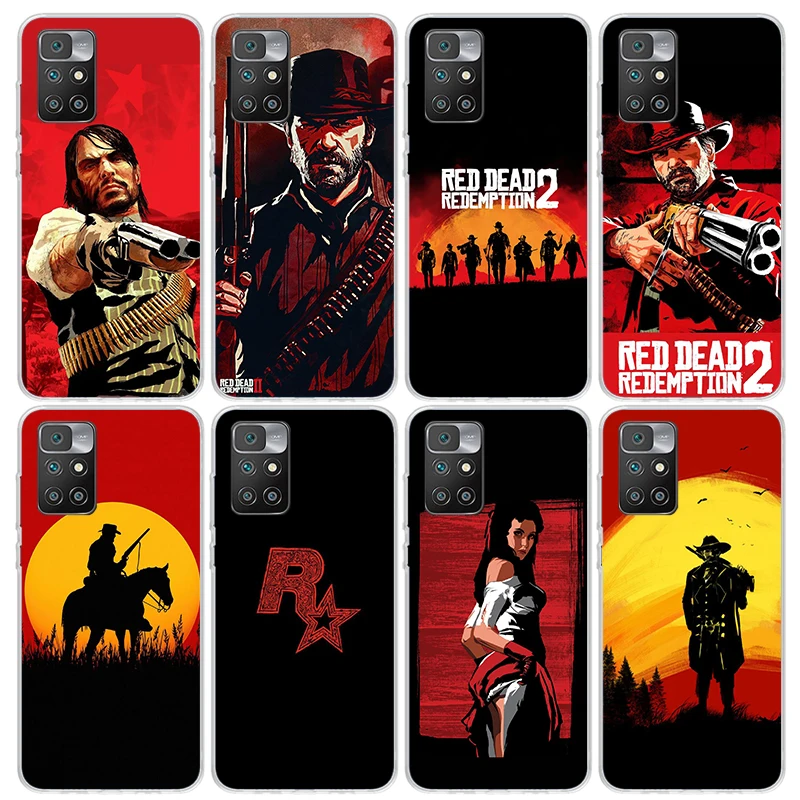 Чехол для телефона Red Dead Redemption 2 Xiaomi Redmi 12C 12 10A 10C 10X 10 9A 9C 9T 9 8A 8 7A 7 6A 6 Pro K70 K60 K40 K20 Soft Cover