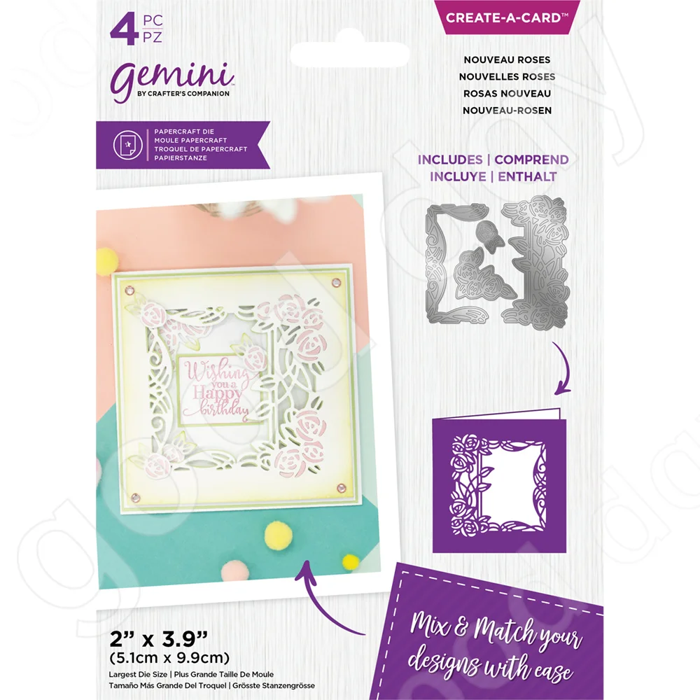 

Arrival 2022 New hot sale Nouveau Roses Metal Cutting Dies Scrapbook Used for Diary Decoration Template Diy Card Handmade