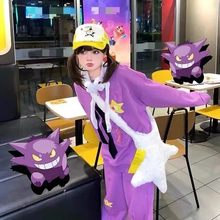 

Плюшевые сумки через плечо в американском стиле, модная новинка 2023, сумка-мессенджер с пятью звездами, милые вместительные женские сумки Y2k