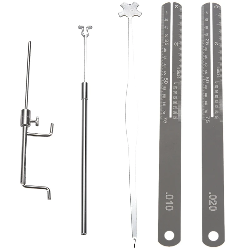 

Guitar Fret Puller Fretboard Repair Tool With Violin Luthier Tools Sound Post Gauge Measurer Retriever Clip Set