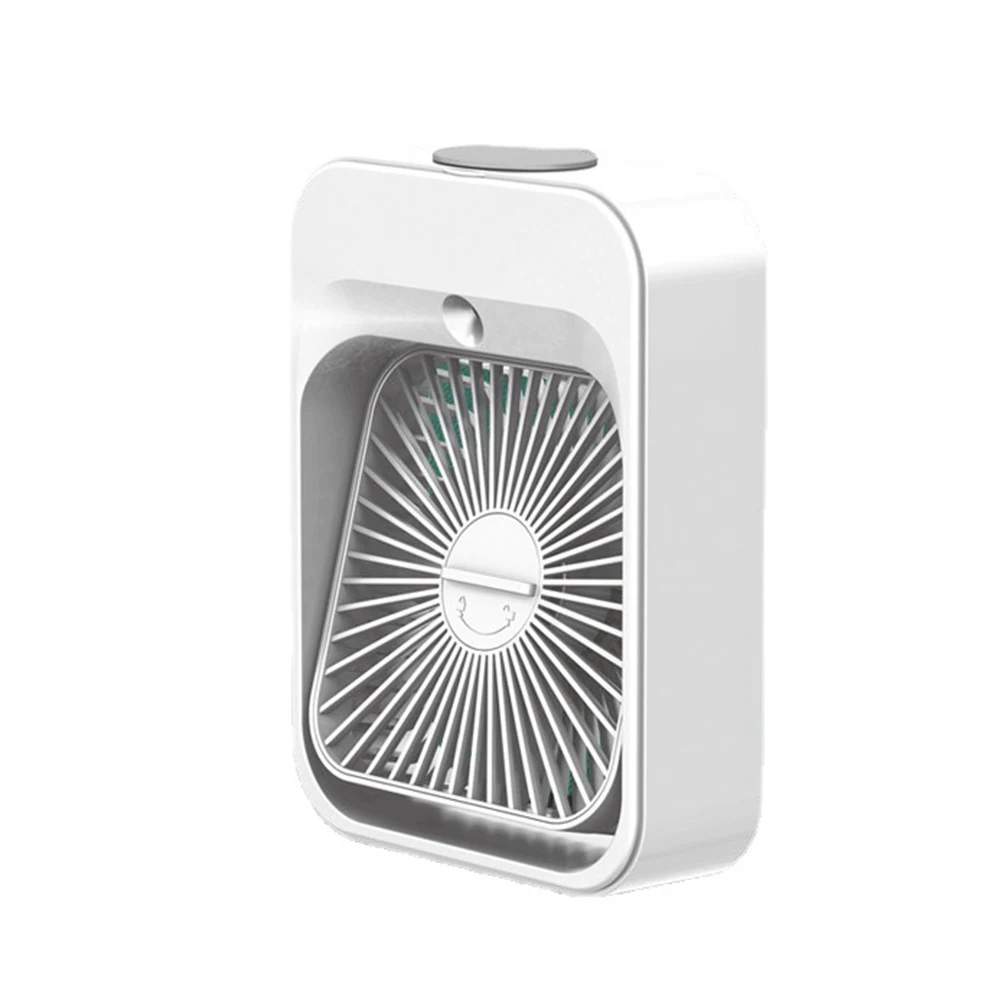 

Air Conditioner Air Cooler Fan USB Portable Air Conditioner 3 Gear Personal Space Air Cooling Fan for Home White