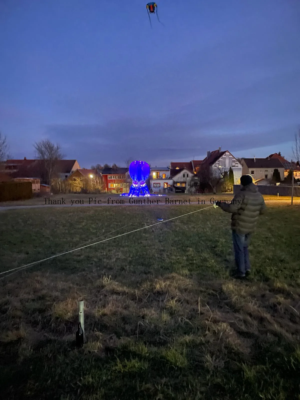 Показательный змей 18 м светодиодный мягкий надувной змей-осьминог большой