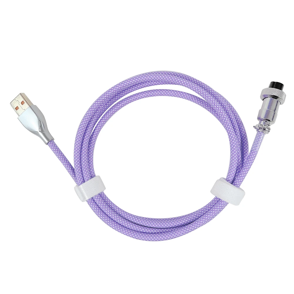 Спиральный авиаторный провод 1 8 м 2 в кабель Type-C-USB для механической клавиатуры