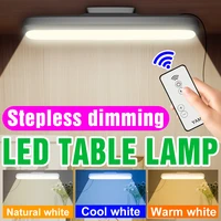 led study desk lamp usb rechargeable night light bedroom led table lamp computer desks reading lamp kitchen cabinets lighting