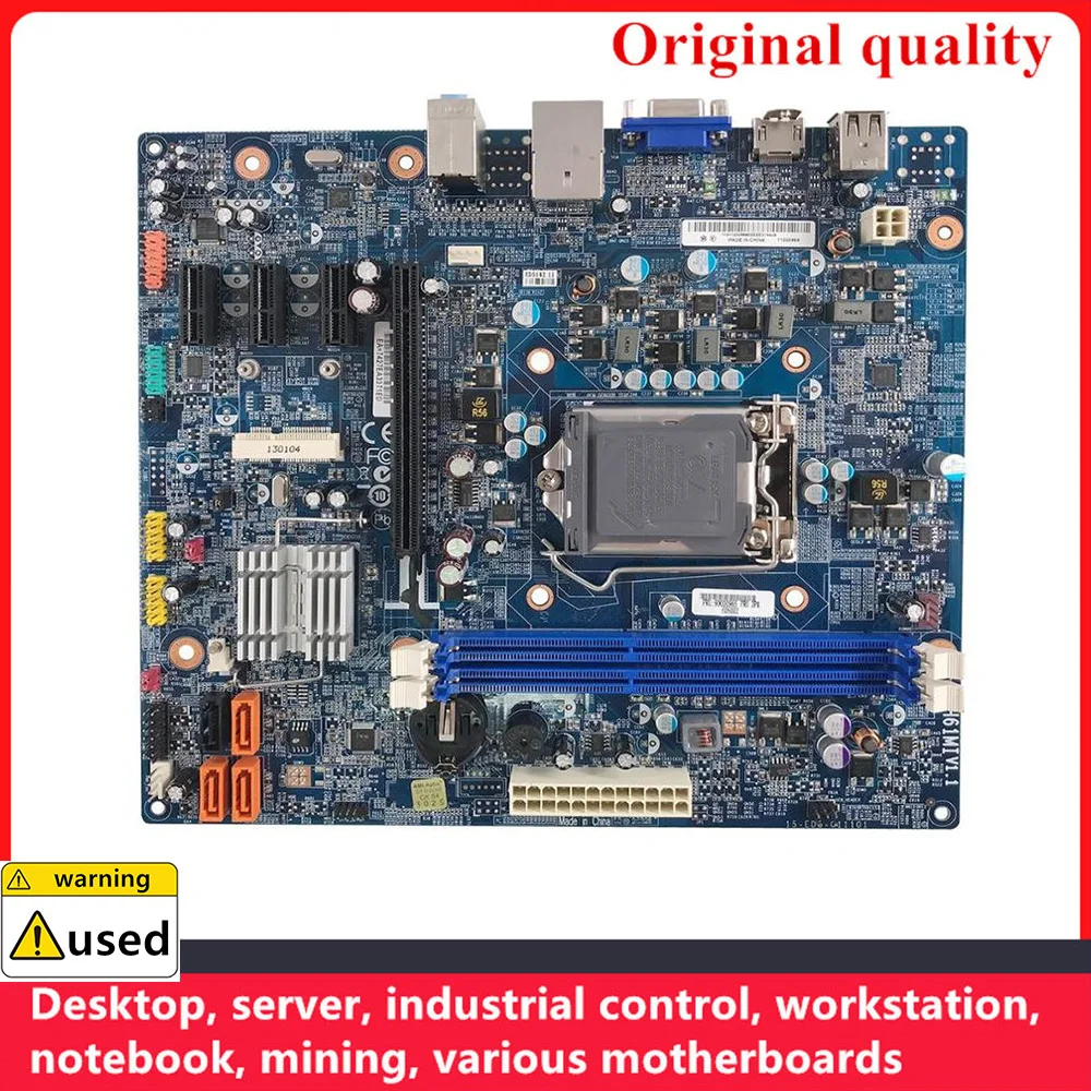 Б/у 100% протестированная материнская плата Lenovo H430 H520S D230 ERAZER T410, материнская плата CIH61MI