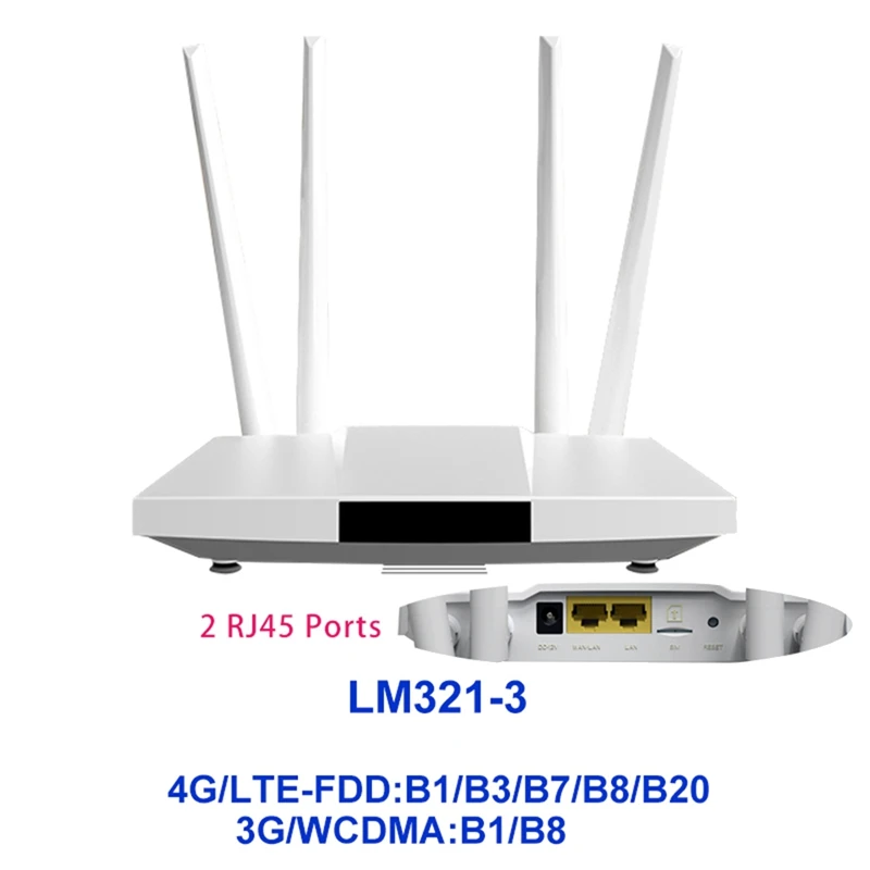 Wi-Fi роутер LM321 3G 4G LTE Cat4 точка доступа разблокированный модем с Sim-картой RJ45 WAN LAN