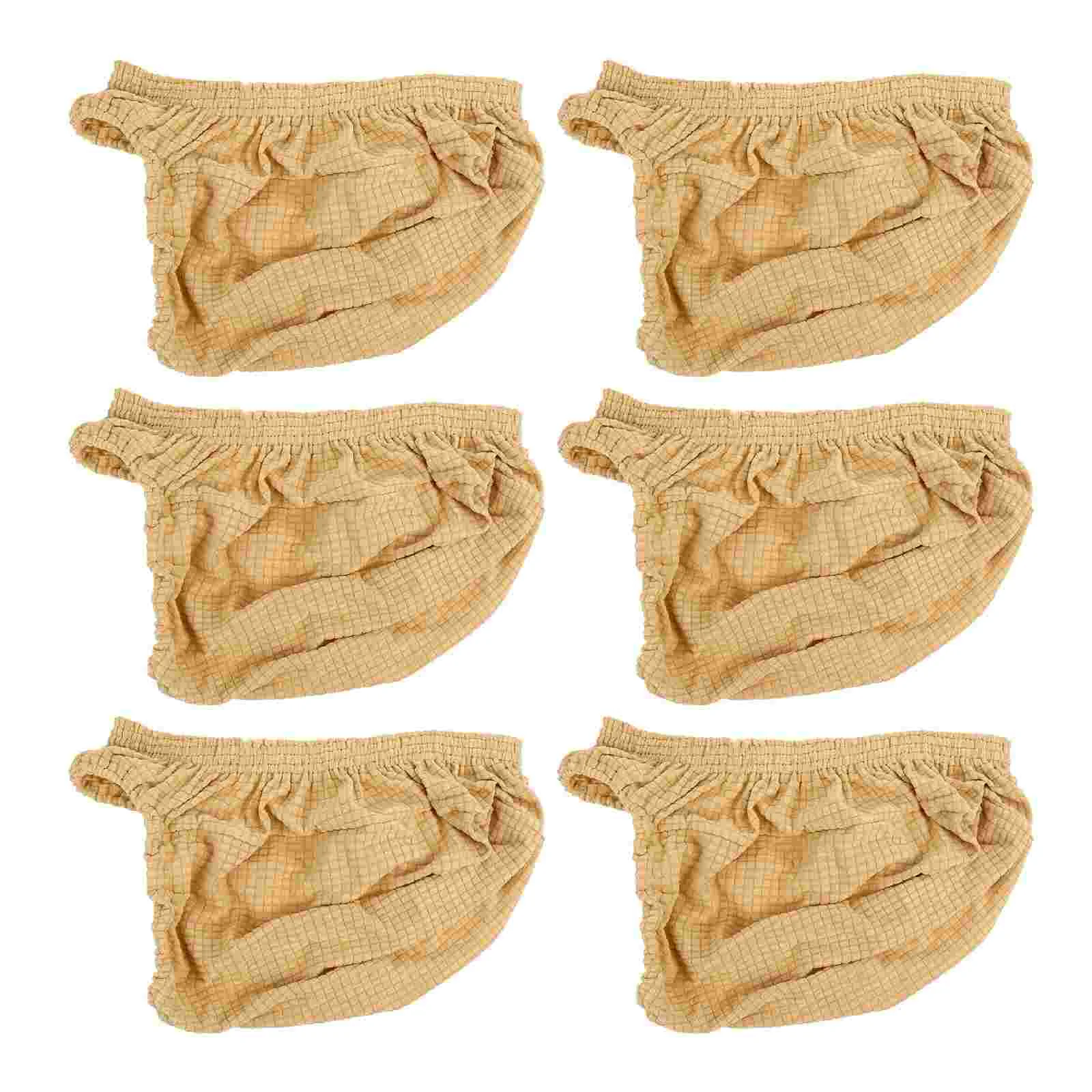 

6 Pcs Seat Cloth Cover Arm Chair Covers Chair Protectors Stretch Dining Chair Slipcovers Polyester Office Chair Cover Child