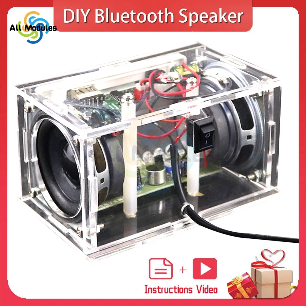 DIY Bluetooth Speaker Production and Assembly Electronic Welding Kit Teaching Practice DIY Electronic Kit Component