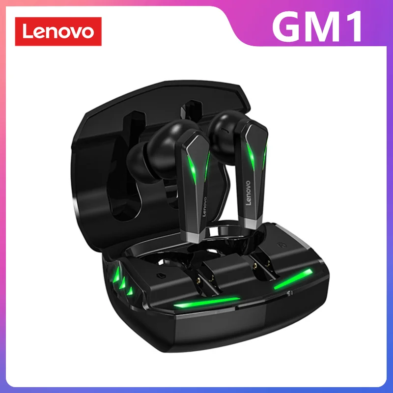 

Lenovo GM1 TWS Gaming Earphones Wireless Buletooth Earbuds Music Headset Dual Mode Game Low Latency HD Hands Free Call with Mic