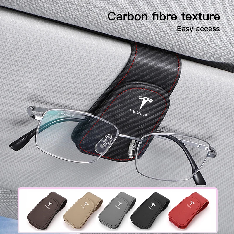 Автомобильные кожаные солнцезащитные очки с поддержкой солнцезащитного