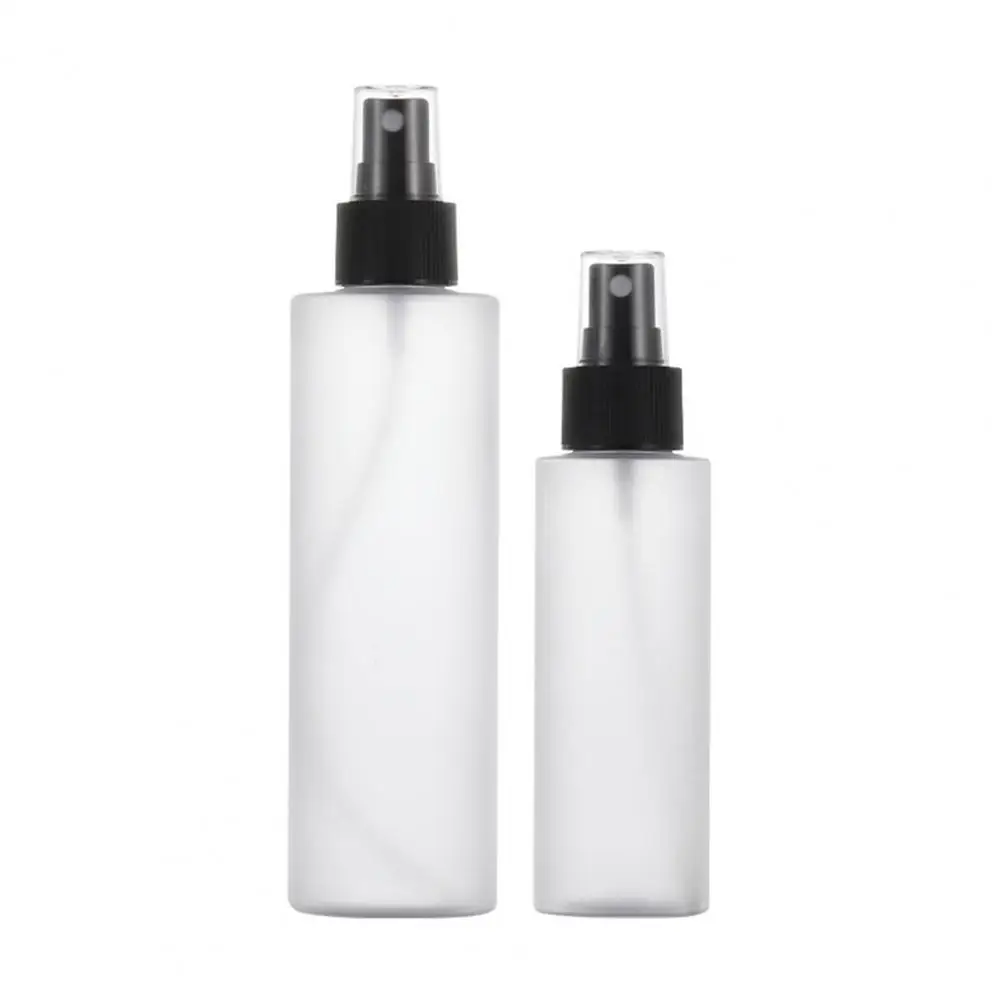 

100ml/200ml Spray Bottle Fine Mist Anti-Slip Bottom Travel Empty Bottle Transparent Spray Atomizer Bottles Cosmetic Supplies