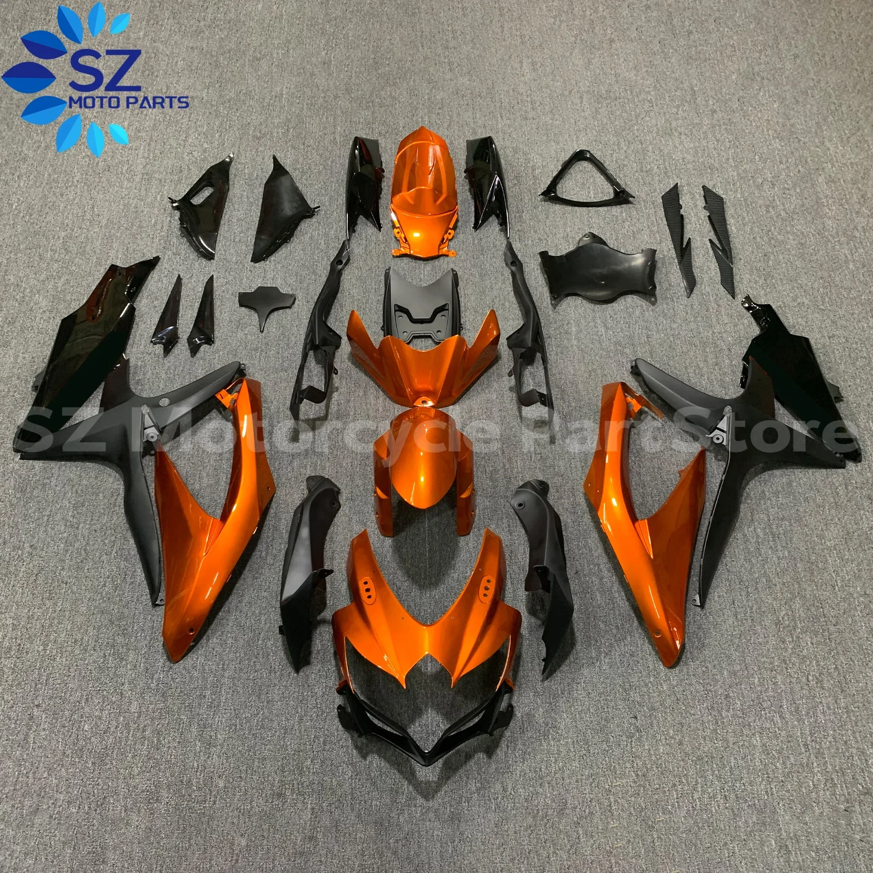 Фото Новый комплект обтекателей для мотоцикла ABS для Suzuki GSXR600 GSXR750 08 09 10 K8 GSXR 600 750 2008 2009 2010 Комплект кузова №1