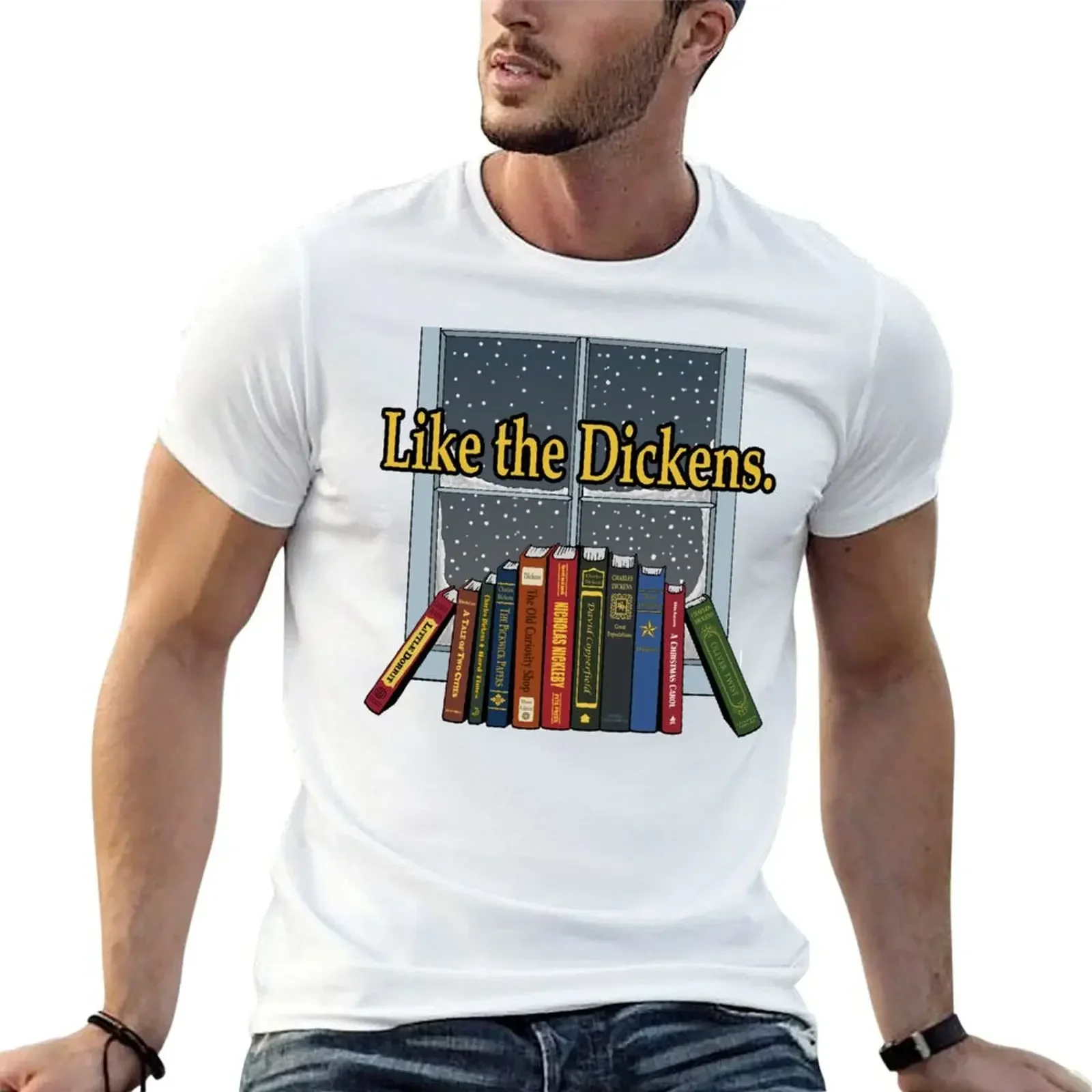 Как Диккенса. Футболка с рисунком рэпера черные футболки больших размеров для