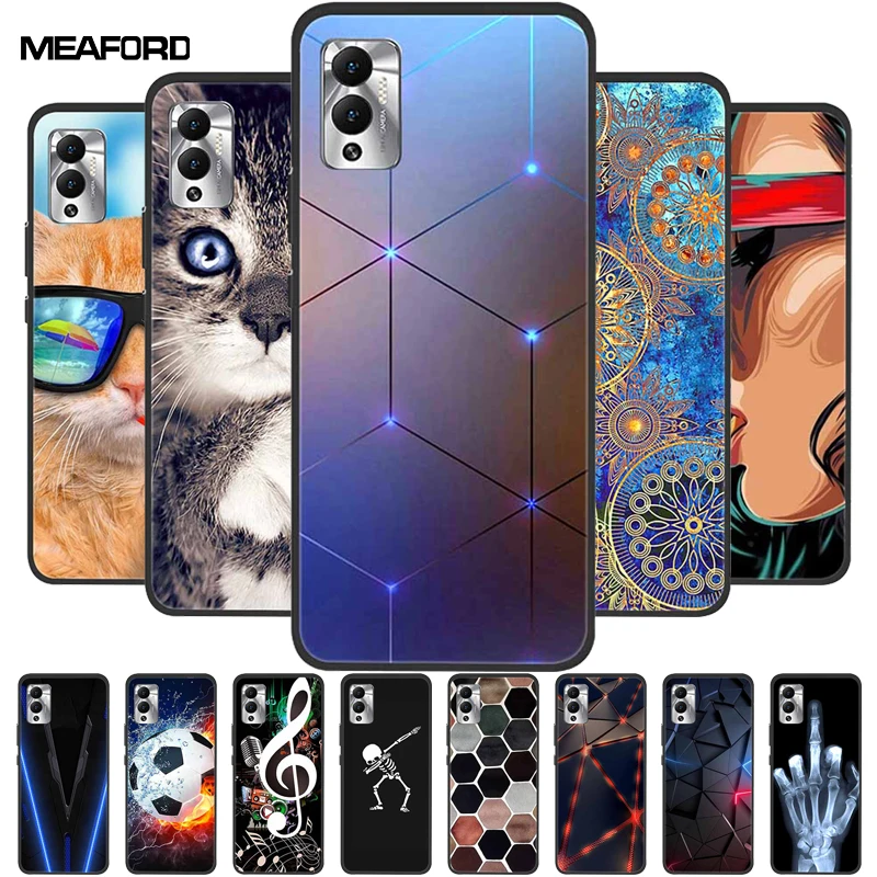 for infinix hot 12 play case hot12 x6817 2022 fashion soft silicone tpu phone cover for infinix hot 12 back case hot12 12playy free global shipping