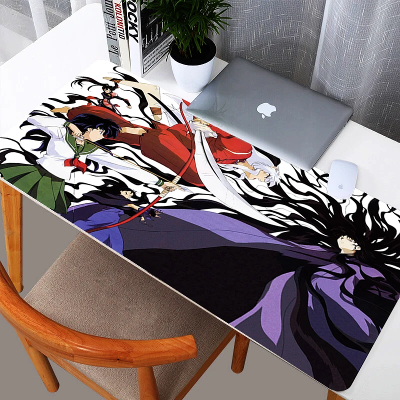 

Inuyasha Mousepad Computer New XXL Custom MousePads Desk Mats keyboard pad Soft Anti-slip Carpet Gamer Laptop Table Mat Mice Pad