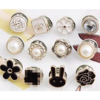 10pcsset sewing free fashion pearl cufflinks set shirt brooch buttons womens clothing decoration accessories