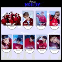 kpop stray kids new album noeasy acrylic transparent stand action figure desktop stand model fans collection