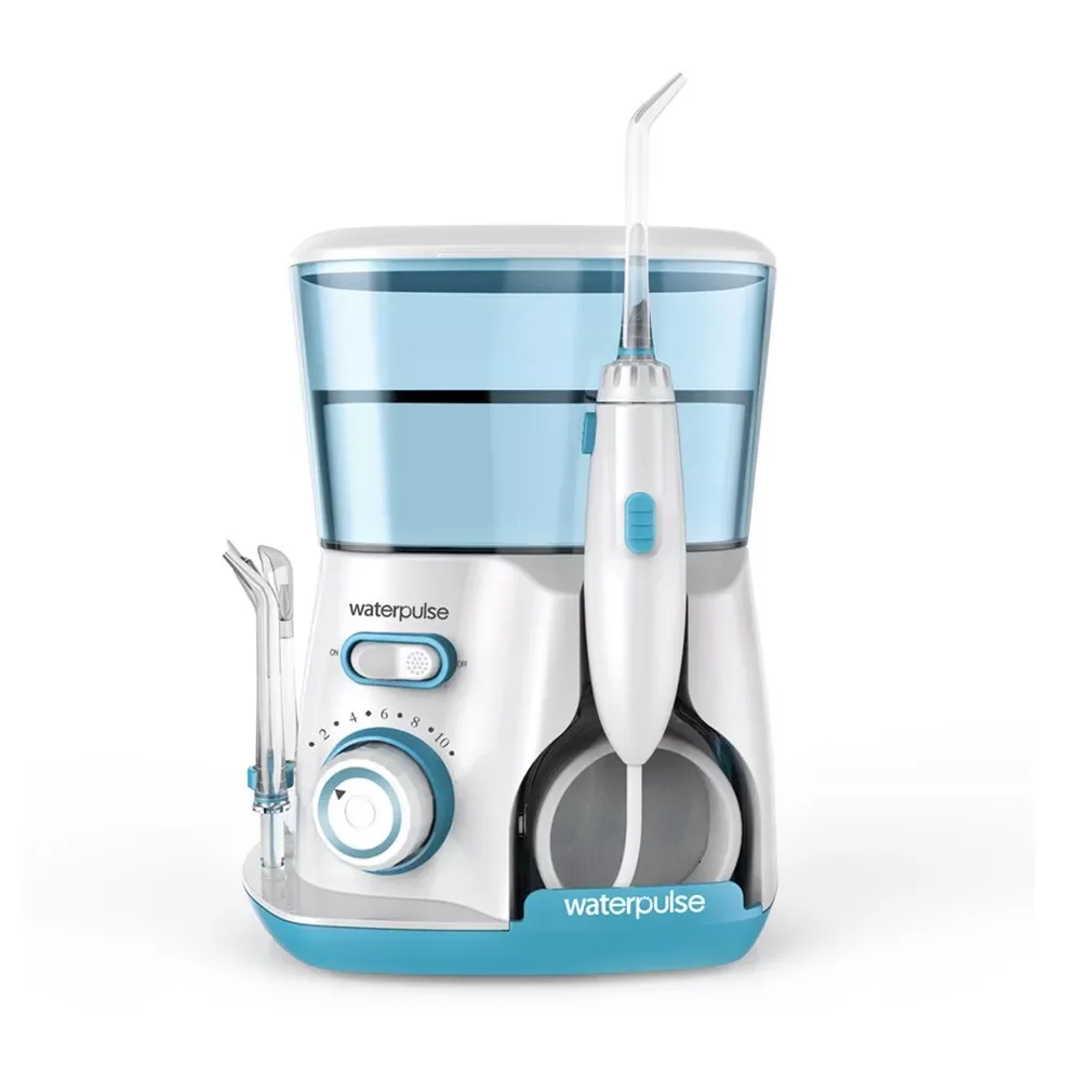 

Waterpluse Oral Irrigator Wash Tooth Water Jet Pick Floss Teeth Flosser Hydro Set 800ML Capacity Tooth Cleaner