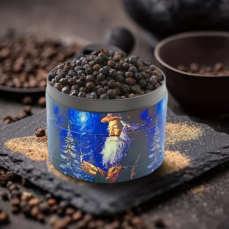 50 мм Рождественская серия синяя подходящая мельница для табака Санта-Клаус