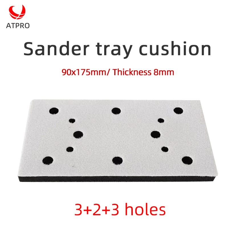 Квадратная Толстая Прямоугольная подушка 90x175 мм защитная губчатая для наждачной