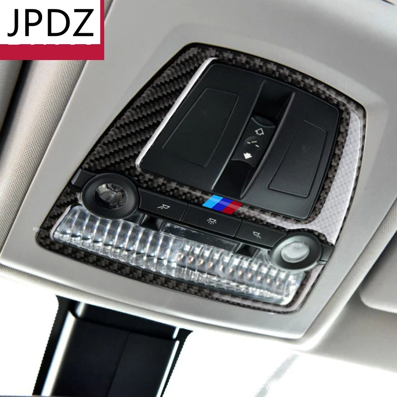 

Car styling Inner Front Reading Light Cover trim decoration strips roof Lamp Frame For BMW 5 7 Series X3 X4 F10 F01 F07 F25 F26