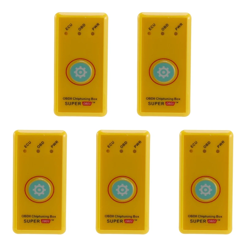 

5X Super OBD2 Car Chip Tuning Box Plug And Drive Superobd2 More Power / More Torque As Nitro OBD2 Chip Tuning Nitroobd2