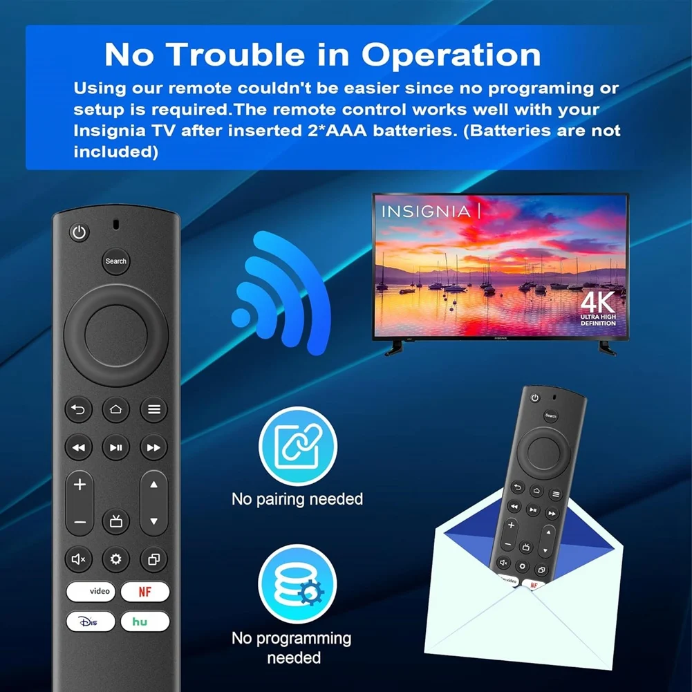 2 шт. Универсальные пульты дистанционного управления для ТВ Insignia и Toshiba Smart TV Hisense