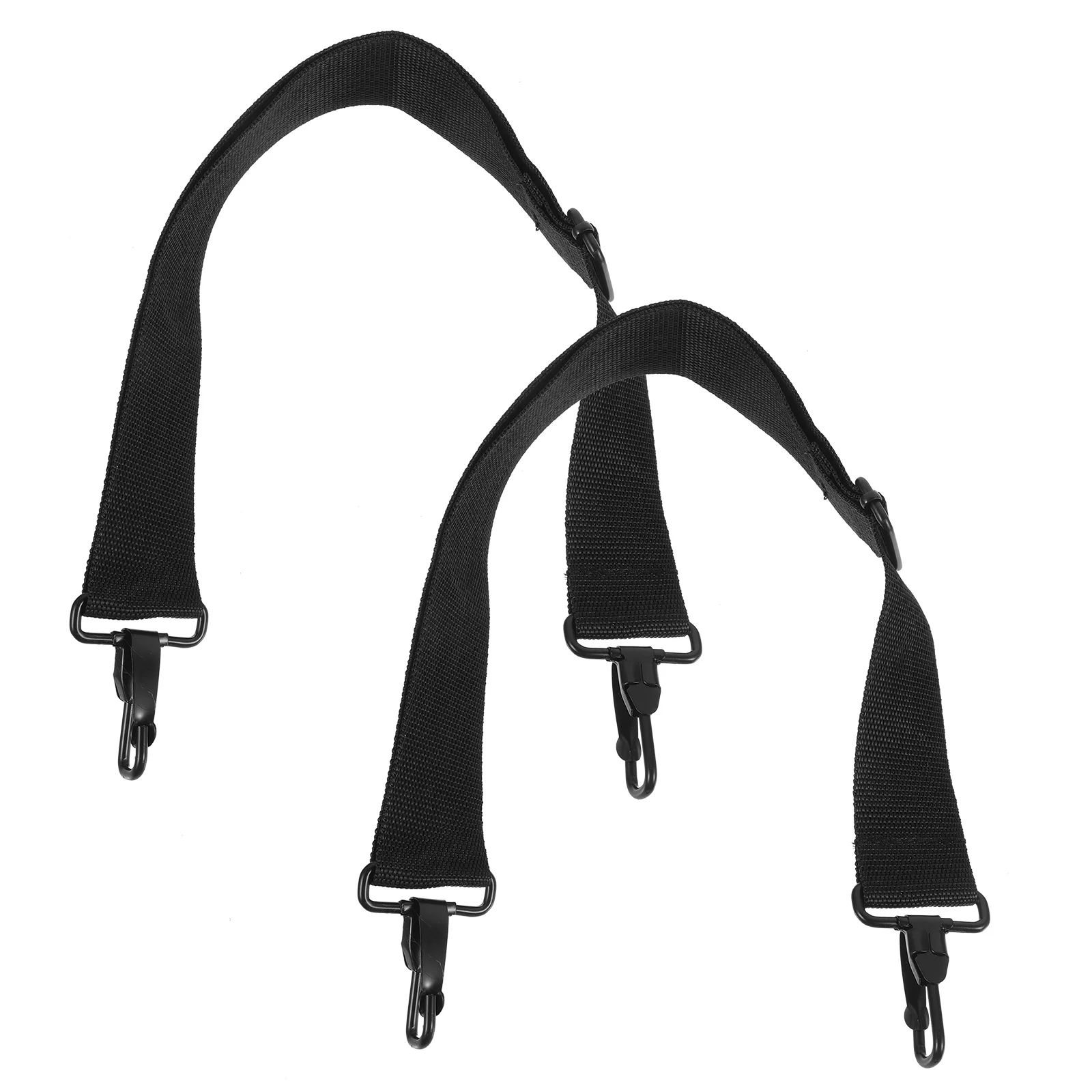 

2 Pcs Violin Organizer Strap Saxophone Portable Pouch Canvas Bag Container For Carrying Musical Instrument Storage