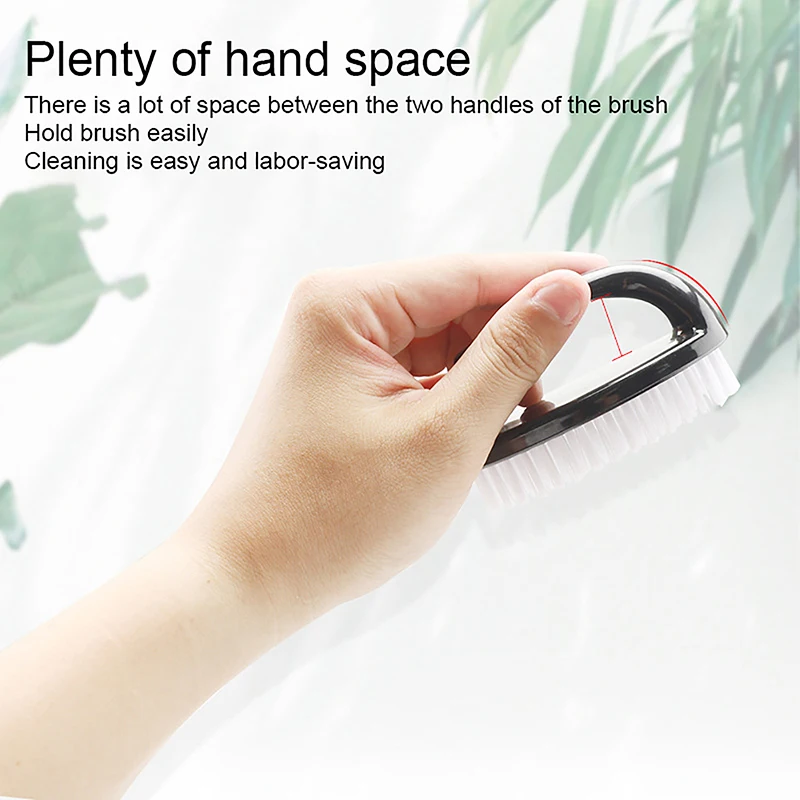 1PCS Nail Brushes Art Manicure Pedicure Soft Remove Dust Powder Cleaning Brush Tools Transparent Horn