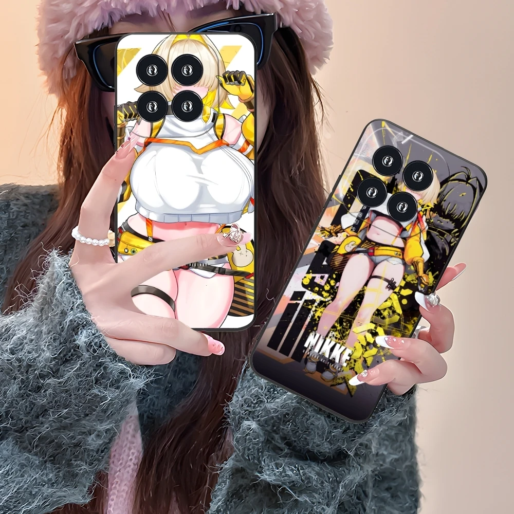 Чехол для мобильного телефона AA NIKKE Elegg Xiaomi 14 13 12 11 10 9 T Ultra Lite Pro S SE X 5G черный мягкий