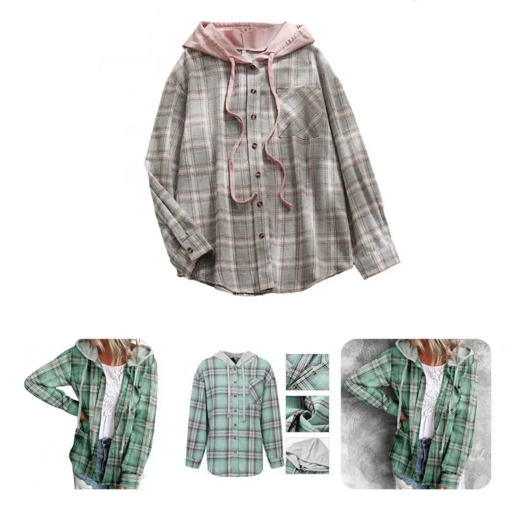 

Girl Jacket Terrific Hooded Long Sleeve Leisure Women Coat for Work Student Coat Women Coat