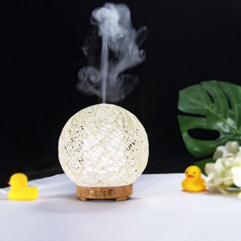 

200ml Ultrasonic Aromatherapy Machine Diffuser Essential Oils Mist Sprayer Desktop Air Humidifier Essential Oil Diffuser Home