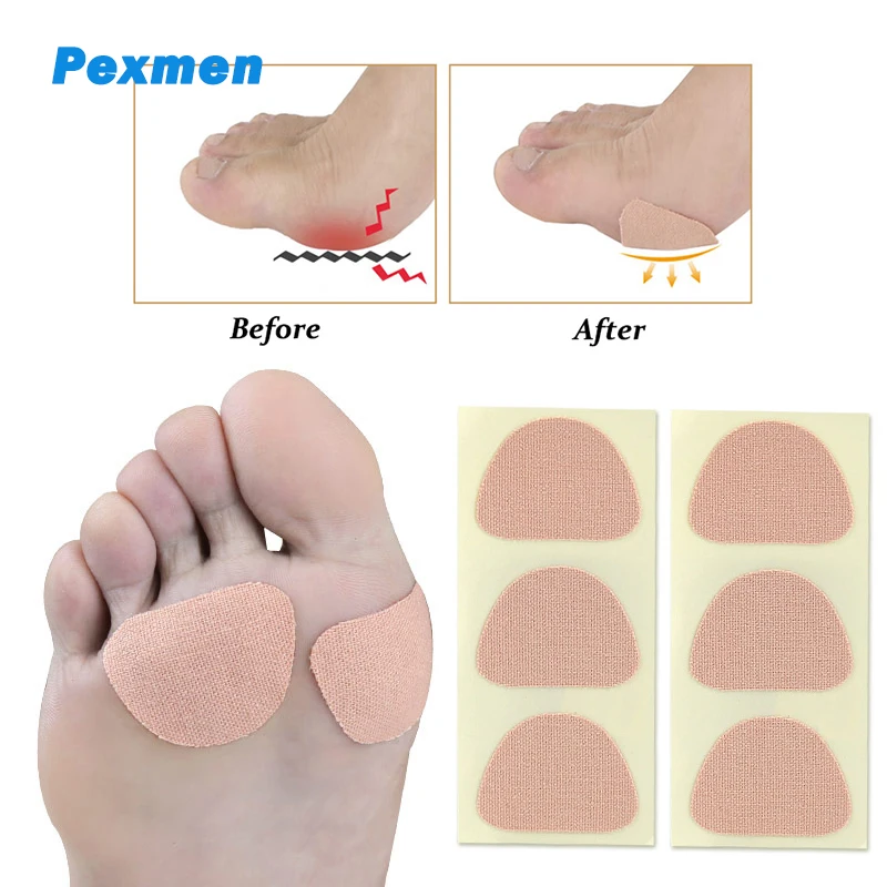 

Pexmen 6/15/30Pcs Moleskin Tape Adhesive Pads Foot Protection Anti-wear Heel Stickers Prevention Blister Reduce Friction Pads