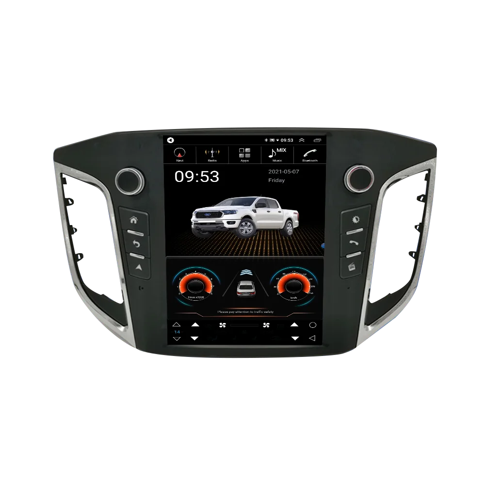 Мультимедийный DVD-плеер для Hyundai Creta IX25 2015-2019 Android 13 8G256G Carplay GPS навигация Сенсорный