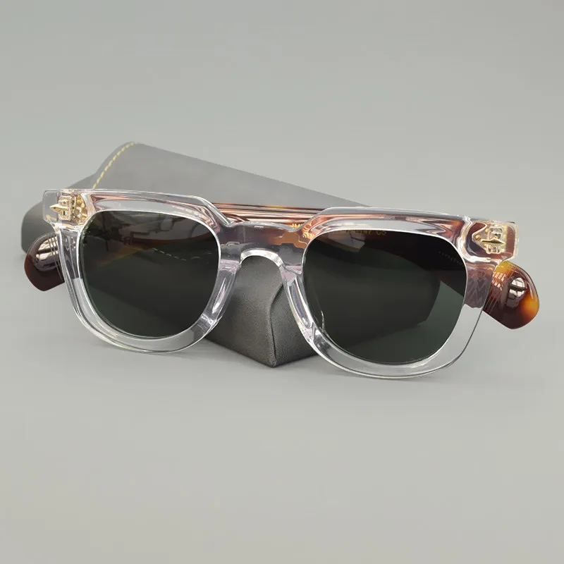 Роскошные брендовые винтажные поляризационные солнцезащитные очки для мужчин и