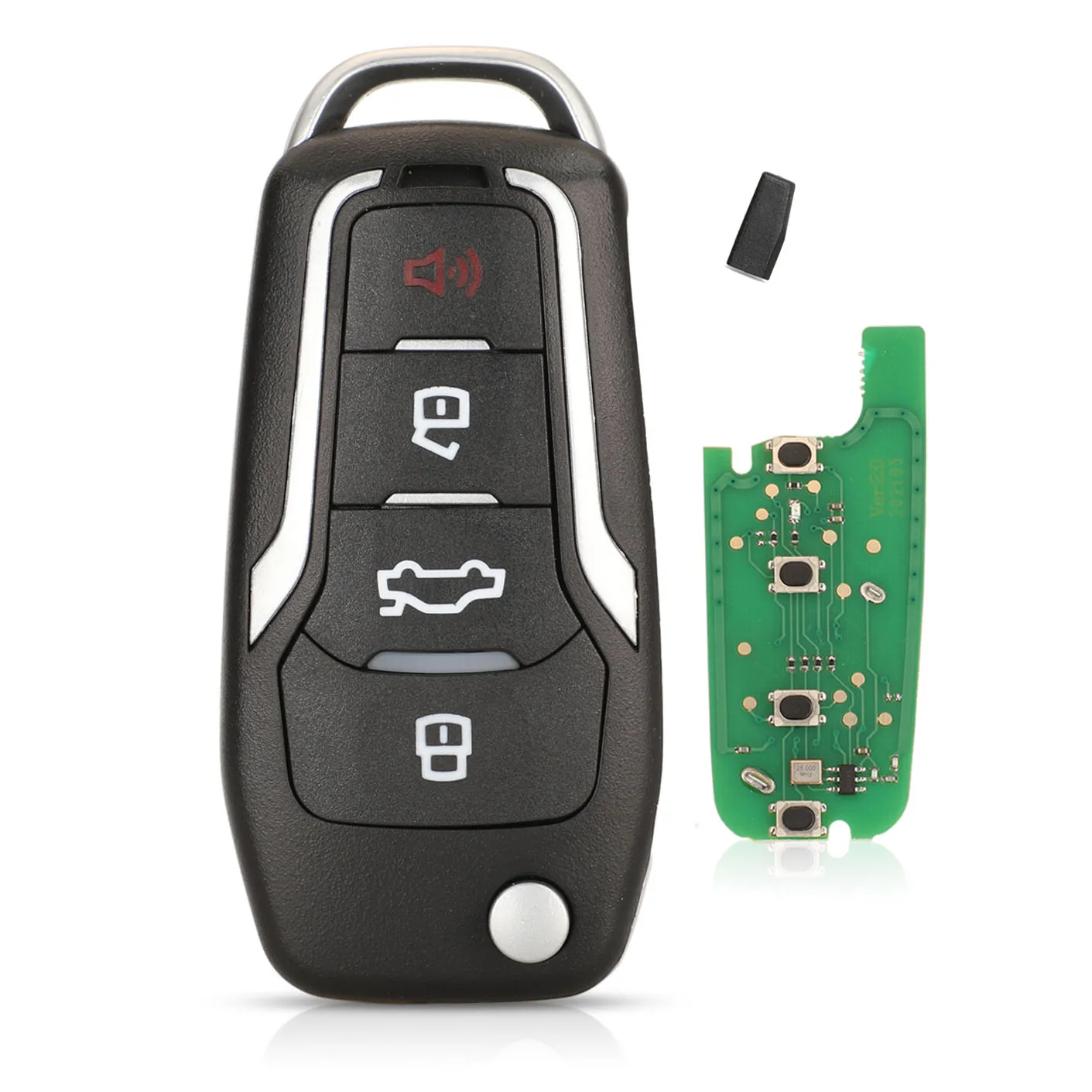 

Jingyuqin 315/433 МГц пульт дистанционного управления для Ford Escape F 150 Explorer 2001-2007 CWTWB1U345 CWTWB1U331 CWTWB1U212 GQ43VT11T ключевой передатчик