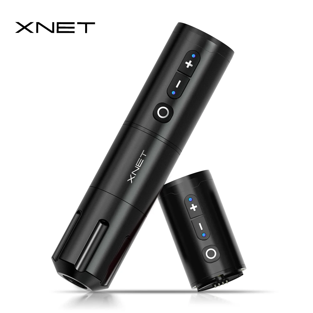 XNET Elite Wireless Tattoo Machine Battery Pen DC Coreless Motor LED Digital Display Strong Quiet for Artist Body