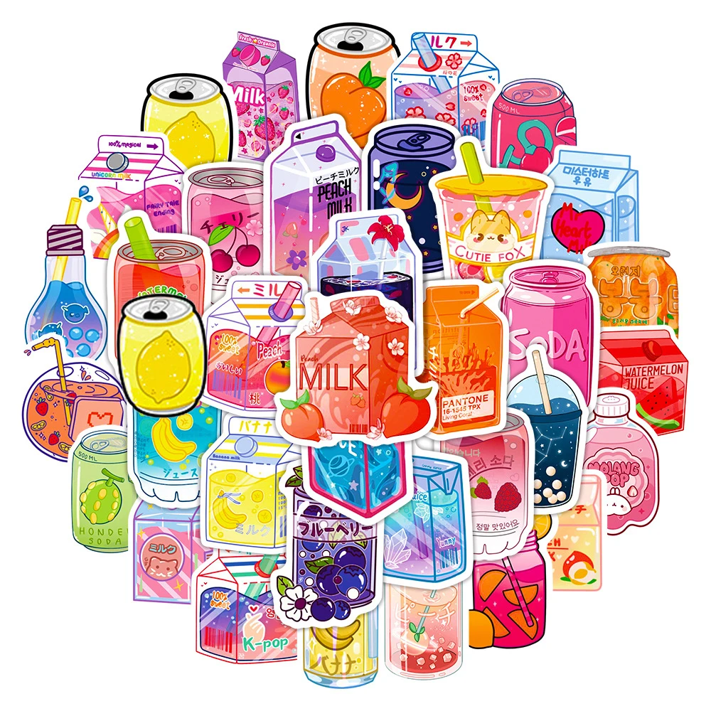 

10/30/50 шт., Мультяшные наклейки в стиле INS