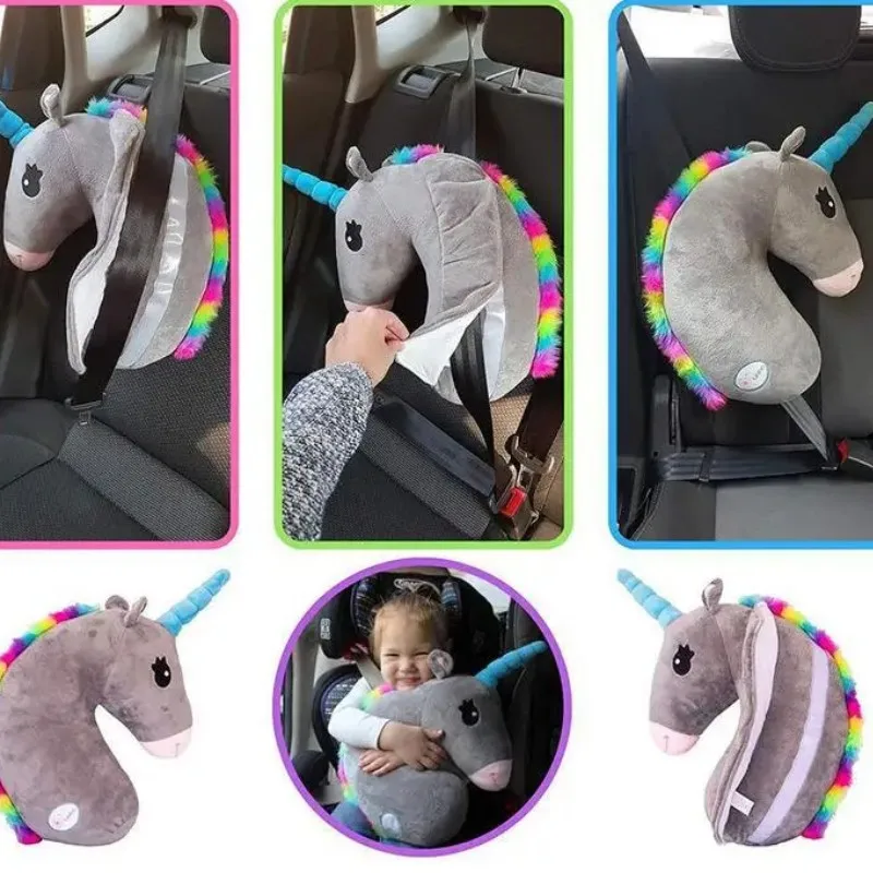 Милый мультяшный автомобильный чехол Sefety для ремня безопасности детская подушка